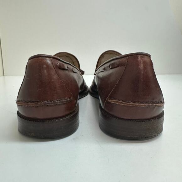Fratelli Rossetti Tassel Loafer Cognac Brown Calf Venetian Moccasin US 11 /10 UK